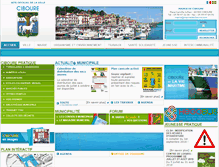 Tablet Screenshot of mairie-ciboure.com